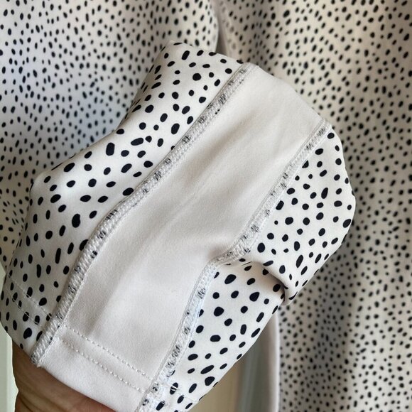 All Fenix Black & White spotted high ride leggings size L  & bra size  M - Picture 12 of 16